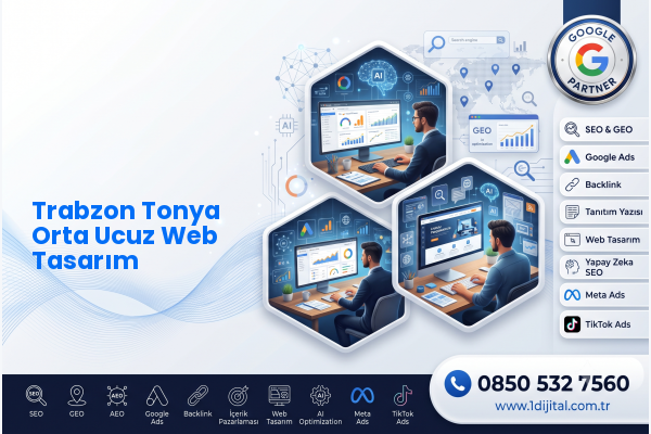 Trabzon Tonya Orta Ucuz Web Tasarım — Dijital1 dijital pazarlama hizmeti görseli