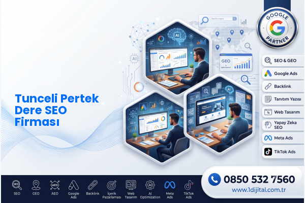 Tunceli Pertek Dere SEO Firması — Dijital1 dijital pazarlama hizmeti görseli