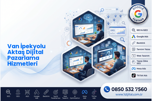 Van İpekyolu Aktaş Dijital Pazarlama Hizmetleri — Dijital1 dijital pazarlama hizmeti görseli