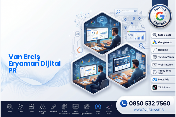 Van Erciş Eryaman Dijital PR — Dijital1 dijital pazarlama hizmeti görseli