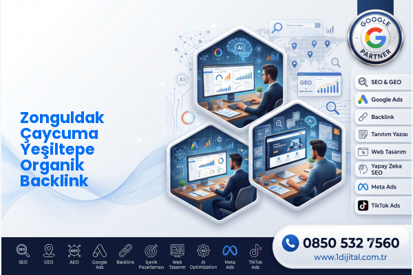Zonguldak Çaycuma Yeşiltepe Organik Backlink — Dijital1 dijital pazarlama hizmeti görseli